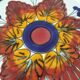 Hand painted plate Ceramica La Maga (Santo Stefano di Camastra)