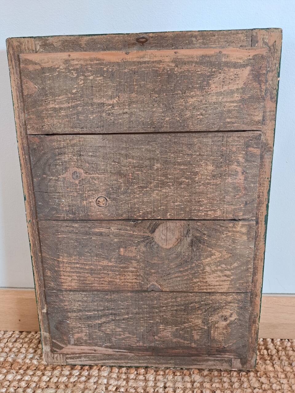 Antique mirror in wood and gilded stucco