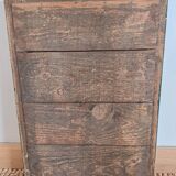 Miroir ancien en bois et stuc doré