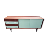 Enfilade scandinave 1960 a portes coulissantes