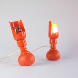 Rare Pair of Mid-Century Gino Sarfatti Model 600P Lamps for Arteluce, Italy 1966