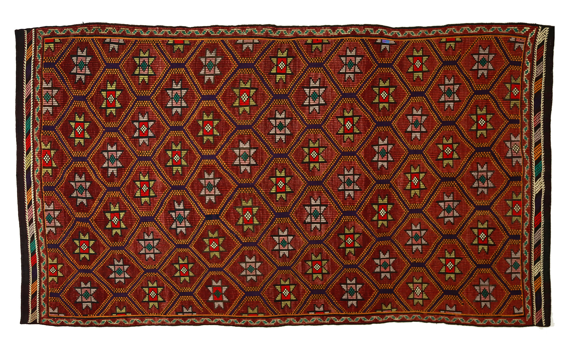 Anatolian handmade kilim rug 307 cm x 177 cm