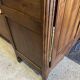 Very beautiful and old carved wooden wardrobe from the 19th century, small size, height 211 cm.