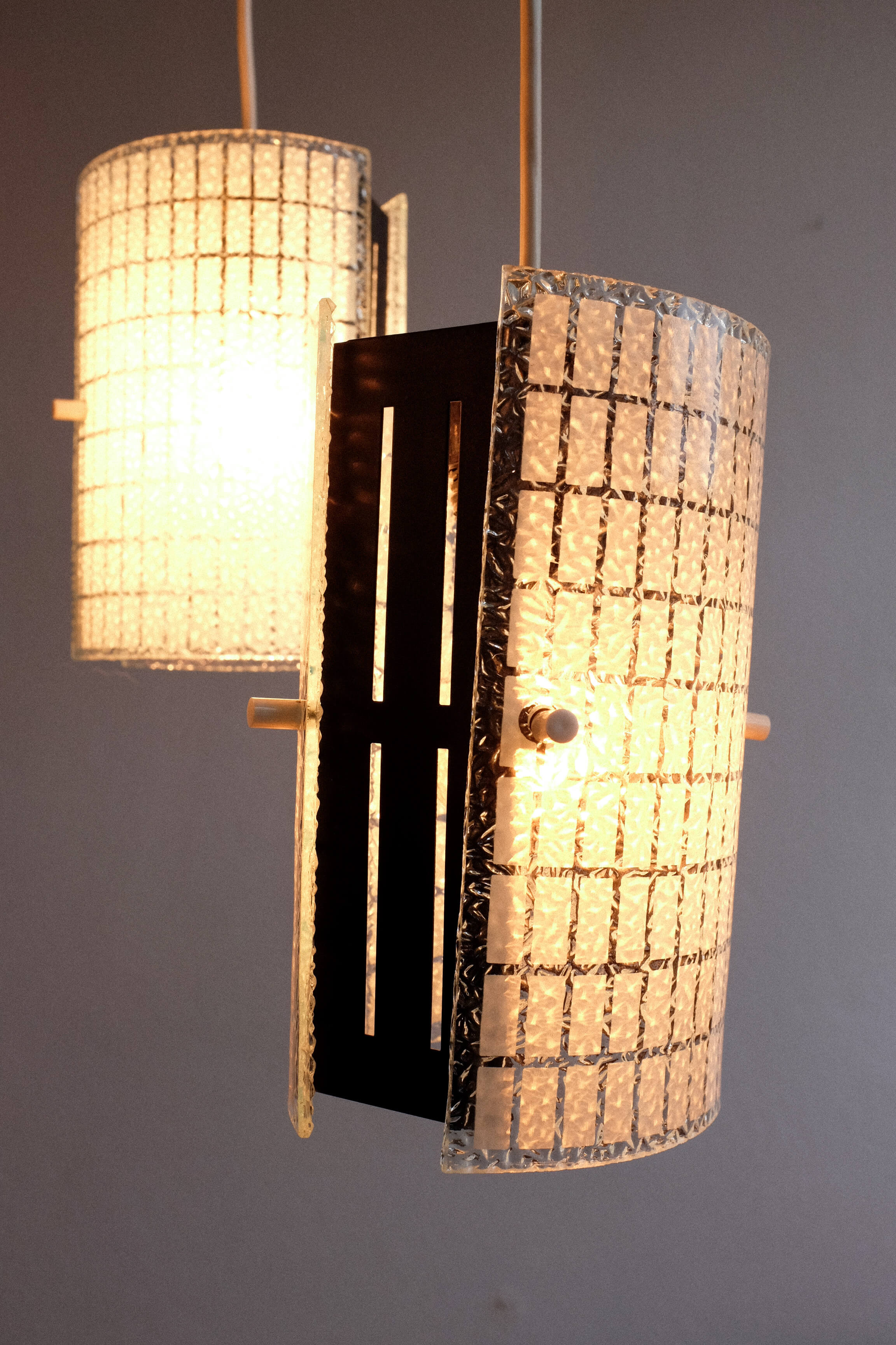 Vintage german hanging lamp, 1980s