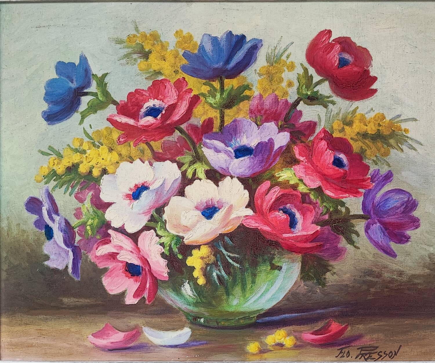 Oil painting by Florence Presson