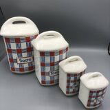 Earthenware spice jars