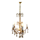 Lustre 5 lumières cristal