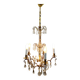 5-light crystal chandelier