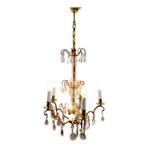 5-light crystal chandelier