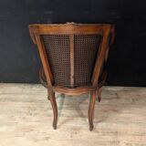 Caned Office Chair, Called "Cabinet Chair", Louis XV Style