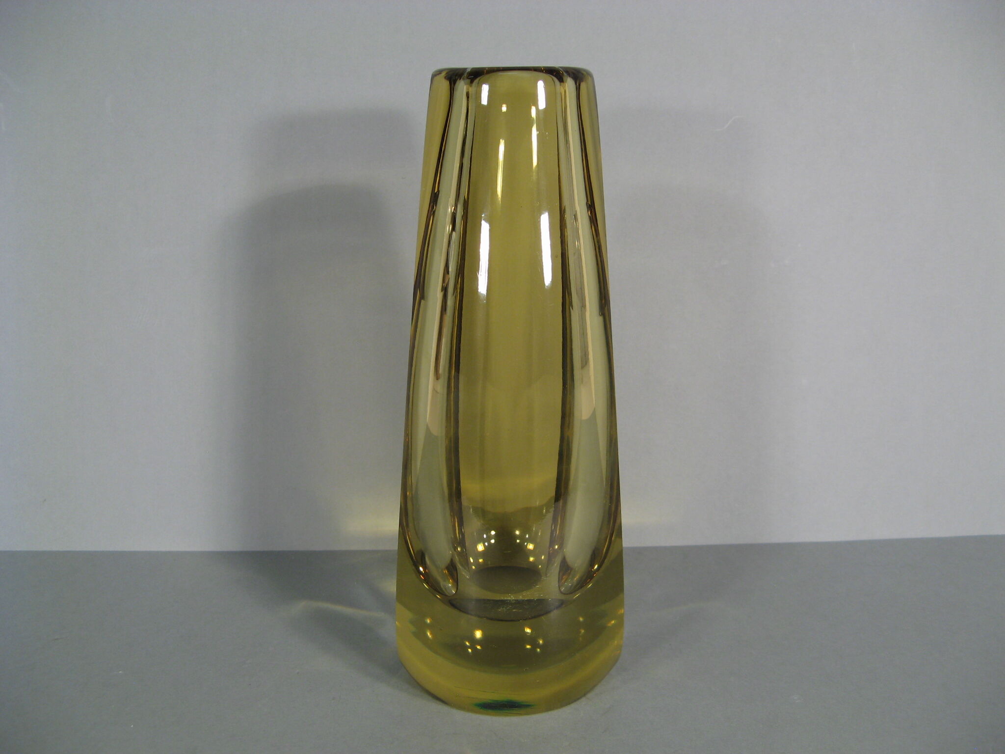 Vintage crystal vase j.b france 1970s