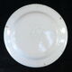 Plate in faience de l'est pink red 19th Luneville islettes st clement nº3