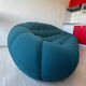 Canapé bubble bleu turquoise