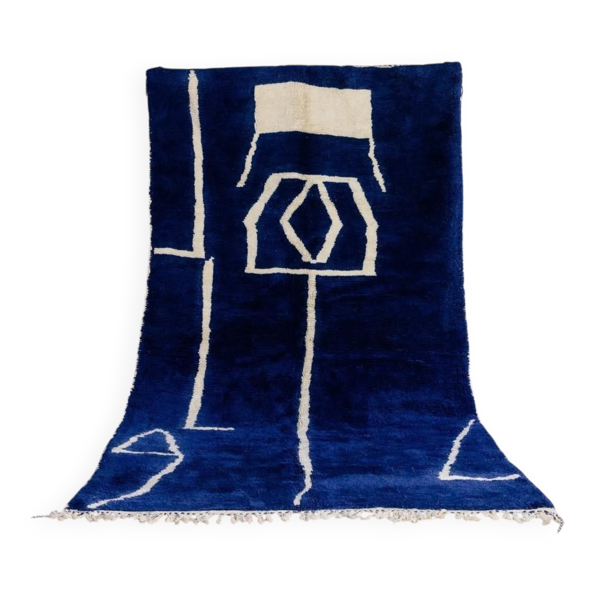 Traditional handmade carpet 250cm x 150cm Moroccan