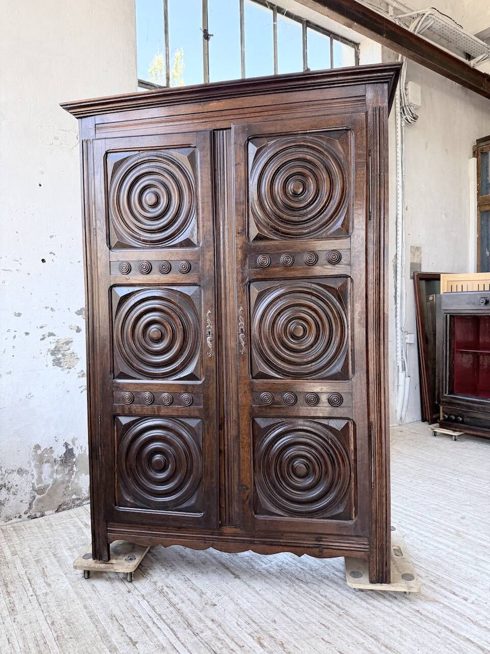 Oak wardrobe "Basque" Dudouyt