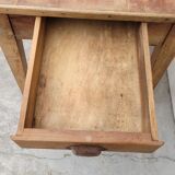 Farmhouse table in fruit tree 2 drawers period 1900 -1m27
