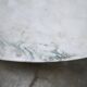 Vintage oval marble table produced by Roche Bobois