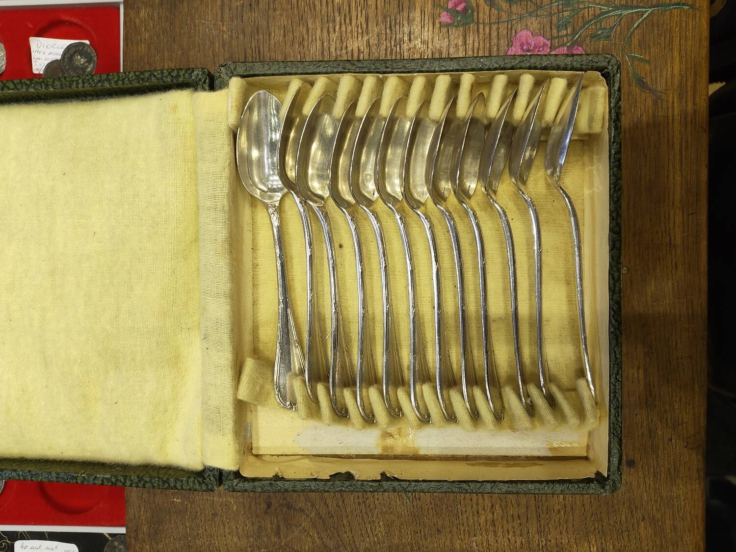 Christofle spoons model Crossed Ribbons