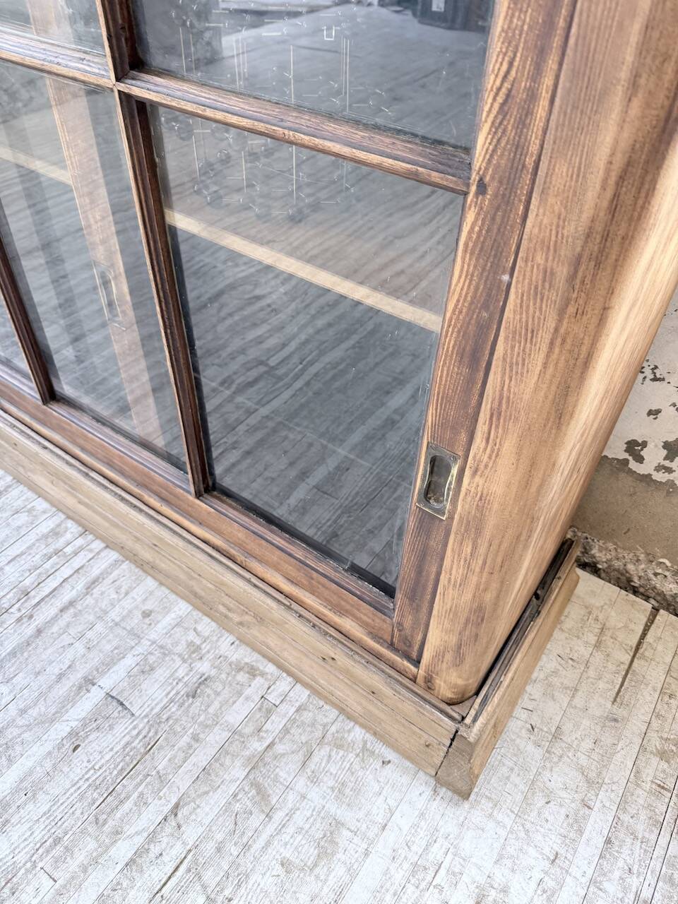 Enfilade meuble de métier XXL portes vitrées