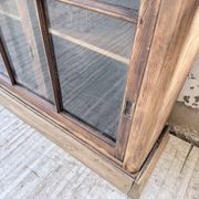 XXL industrial sideboard with glass doors