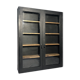 Former black painted wood workshop showcase