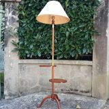 Wooden tripod floor lamp 1950