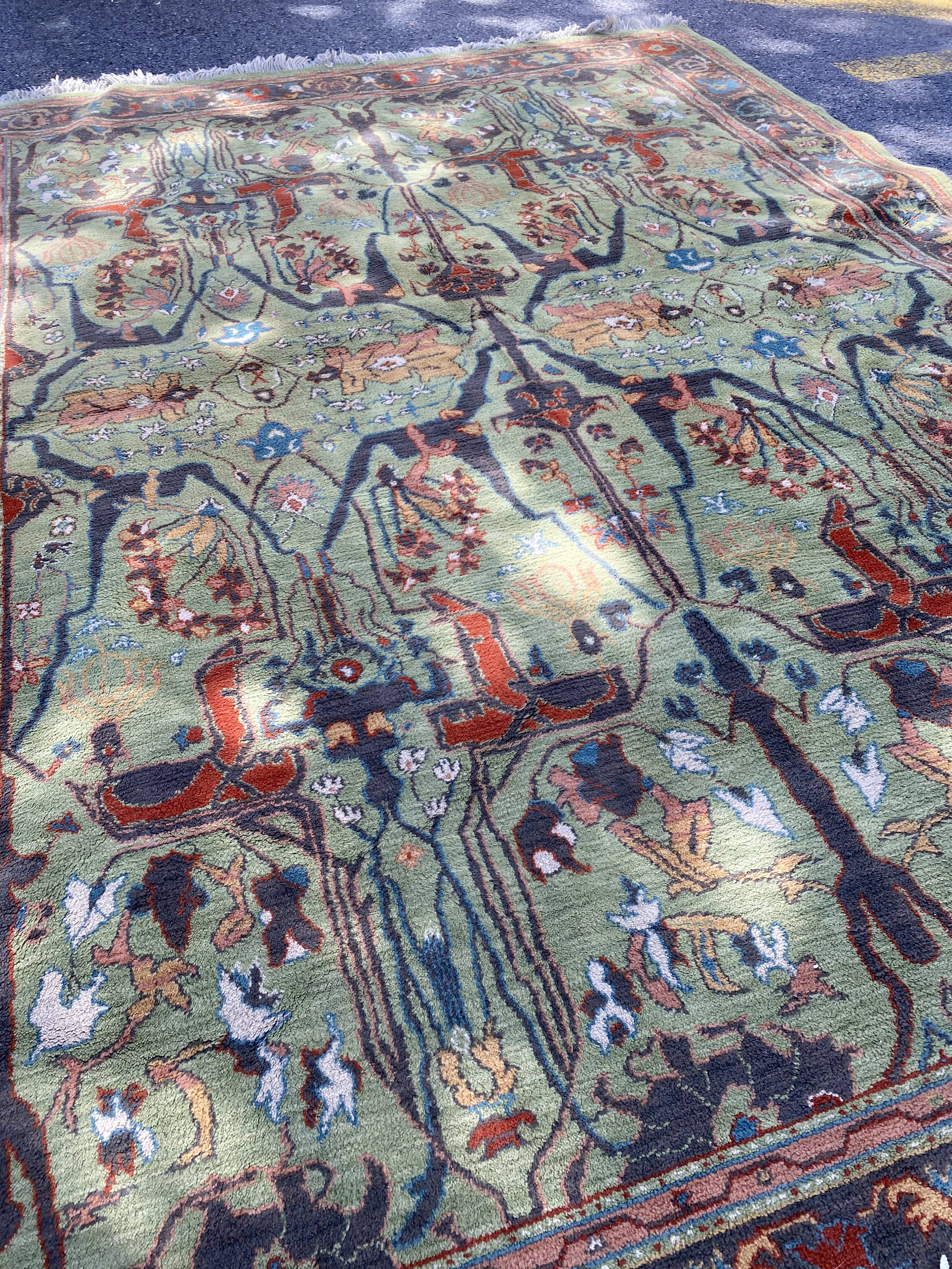Handmade carpet in Middle East wool