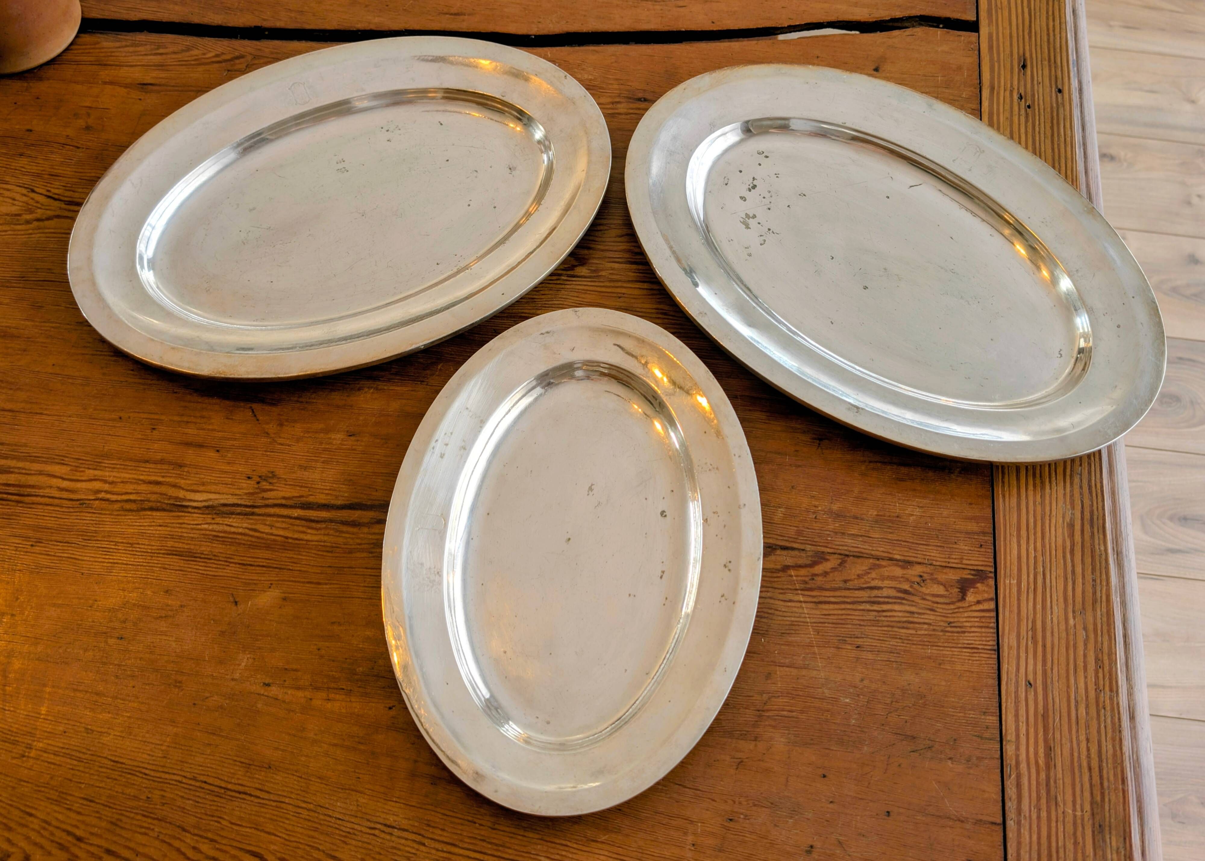 Christofle oval dish trio – Silver-plated metal, timeless elegance