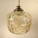 60s glass pendant light