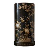 Black and gold lacquered Chinese storage furniture