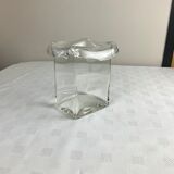 Vase en verre design forme rectangulaire