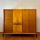 Mid century 4-door wardrobe