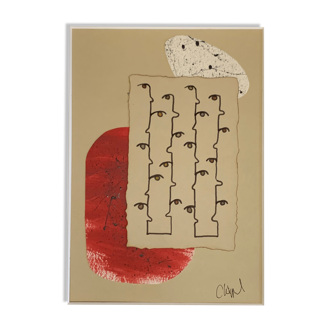 Collage 'Nonames VI' of series 'Names'