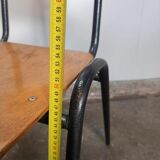 School chair with backrest