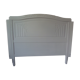 Headboard 160 art deco gray pearl