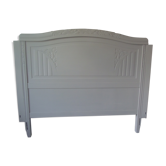 Headboard 160 art deco gray pearl