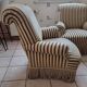 Pair of toad armchairs