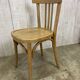 Série de 6 chaises bistrot en bois courbé