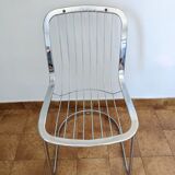 4 chaises 1970 chrome Cidue