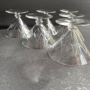 6 Champagne glasses – Saint Louis Bossuet service size 10406