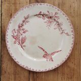 Assiettes anciennes Sarreguemines "Favori"