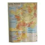 Carte scolaire ancienne