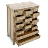 Antique teak furniture with 20 drawers