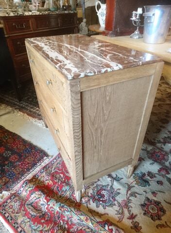 Art deco vintage 30-40's oak dresser