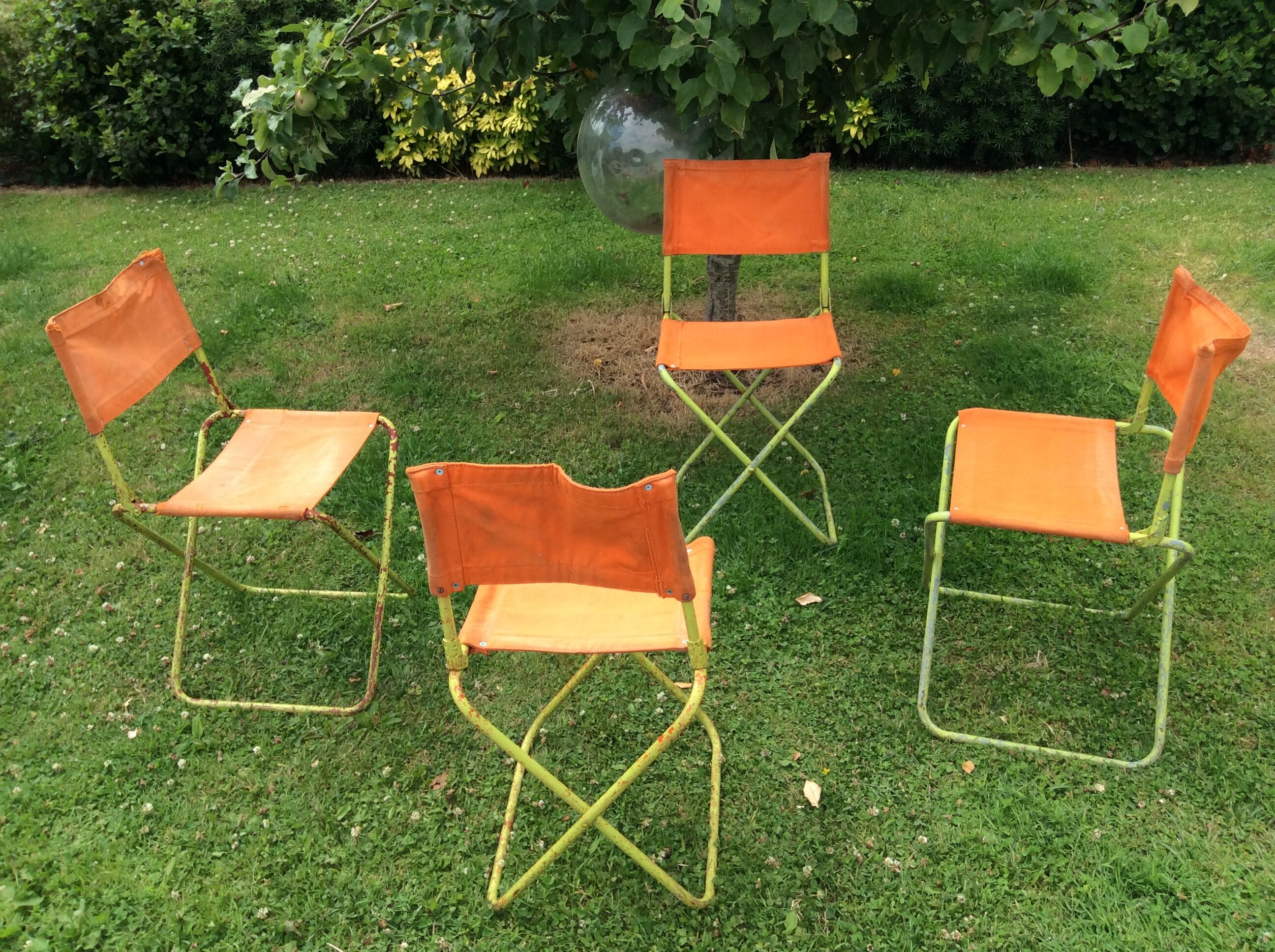 4 fauteuils de camping