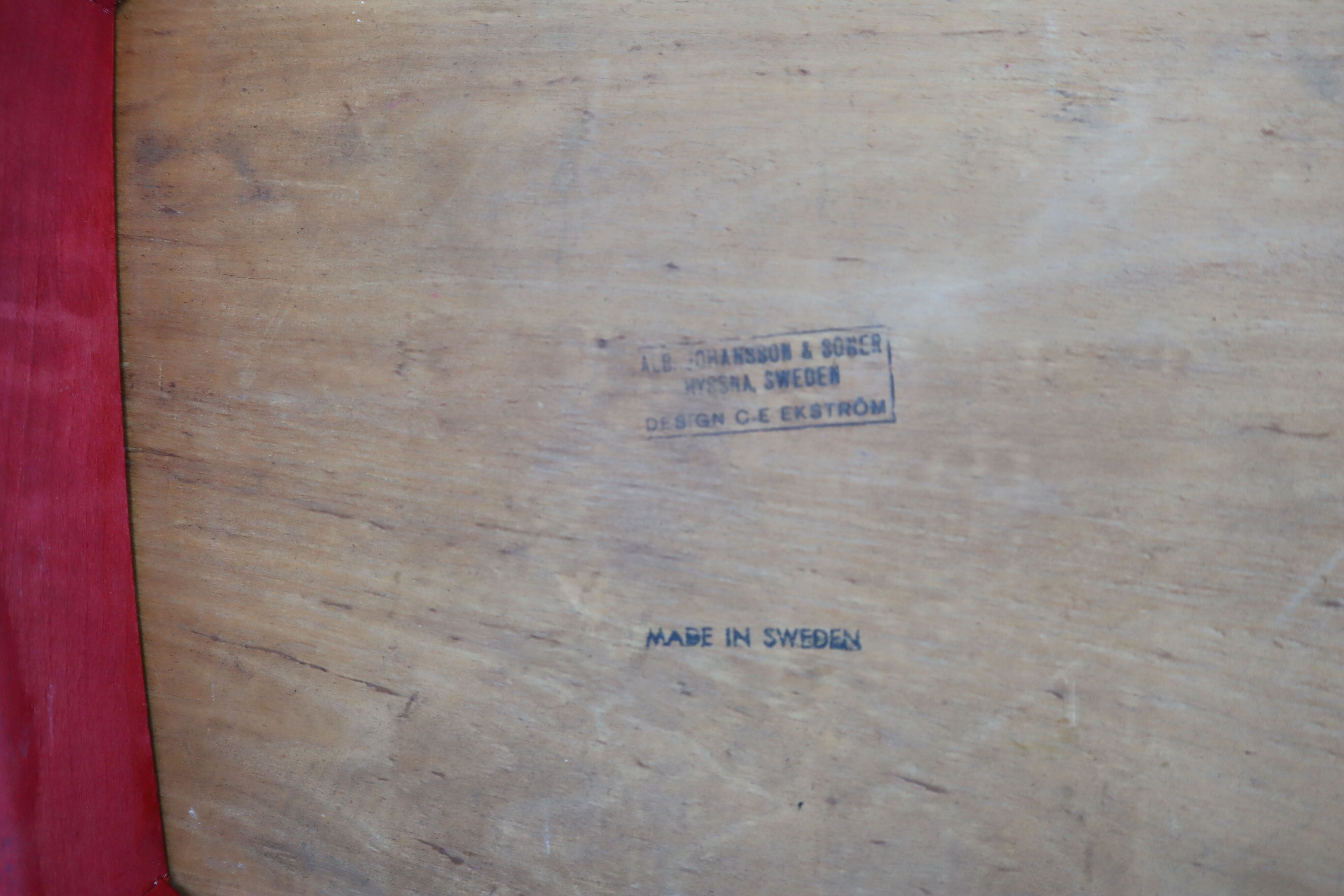 Swedish Dining Chairs by C. Ekström, A. Johansson & S. Hyssna, 1970s, Set of 4