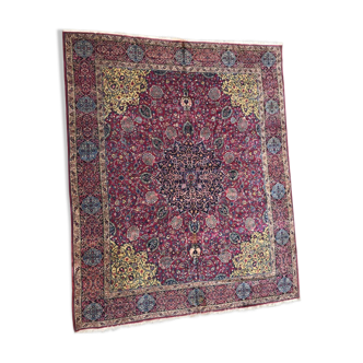 Tapis ancien persan kirman fin  325x400 cm