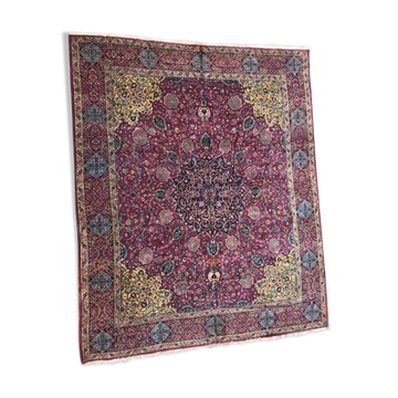 Tapis ancien persan kirman fin  325x400 cm