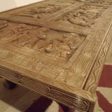 Indonesian table entirely hand carved