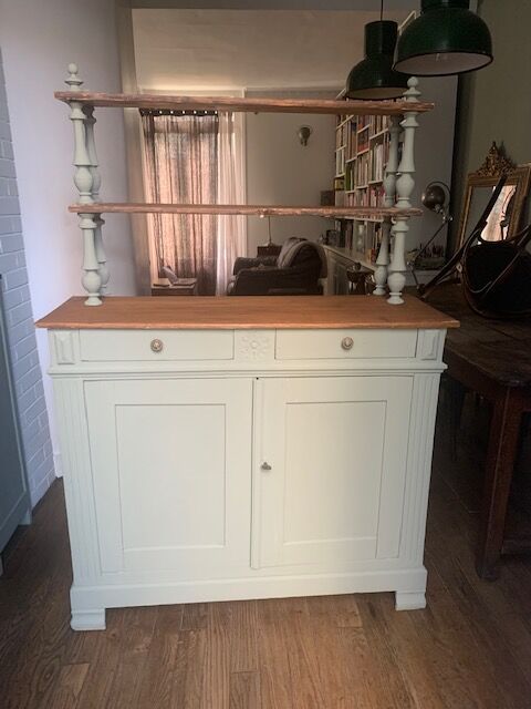 Parisian buffet with shelves